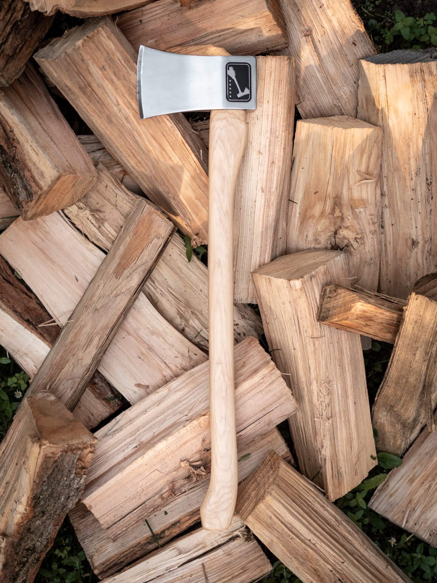 The General Throwing Axe Chopping Wood