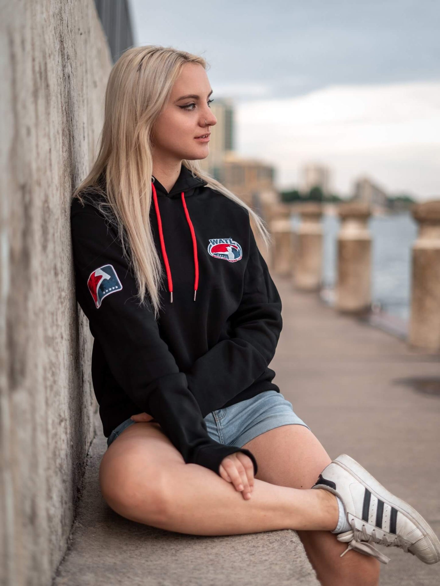 World Axe Throwing League Apparel Hoodie Female Sizing