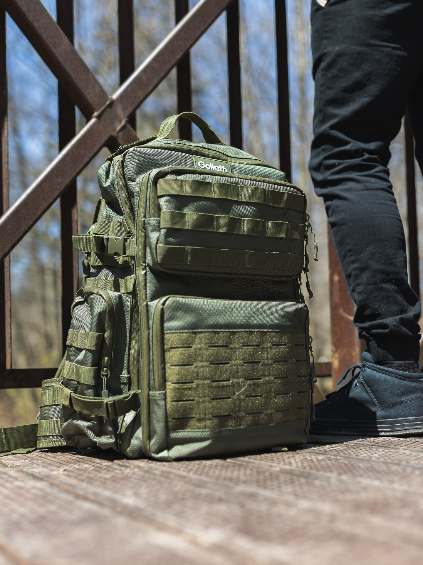 Green goliath backpack