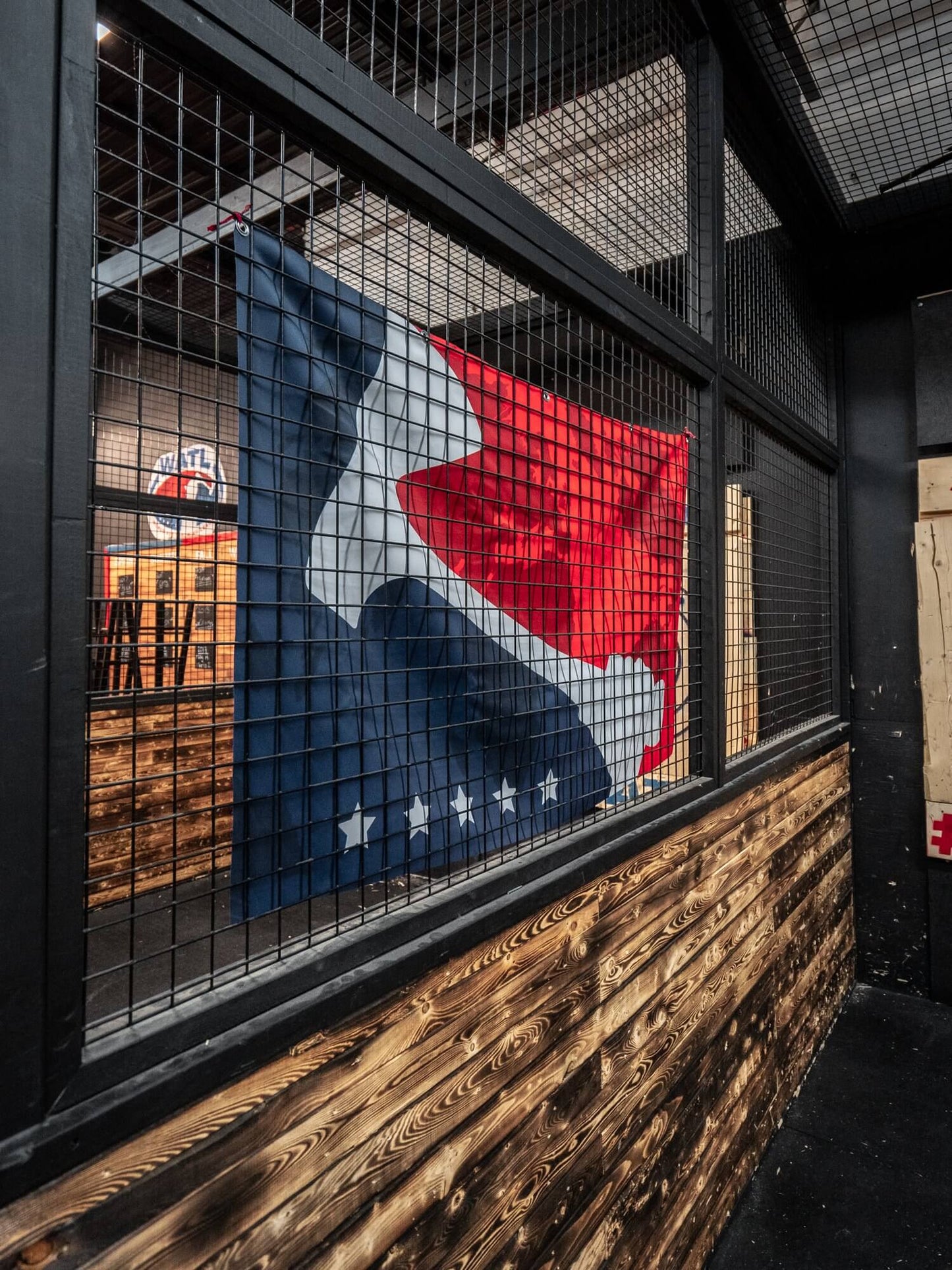 World Axe Throwing League Ultraluxe Championship Flag Back