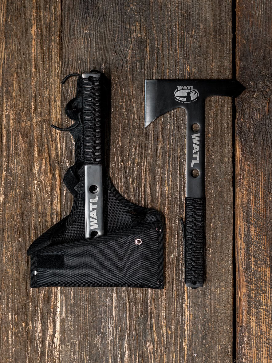 WATL Hawk Throwing Axe Flatlay