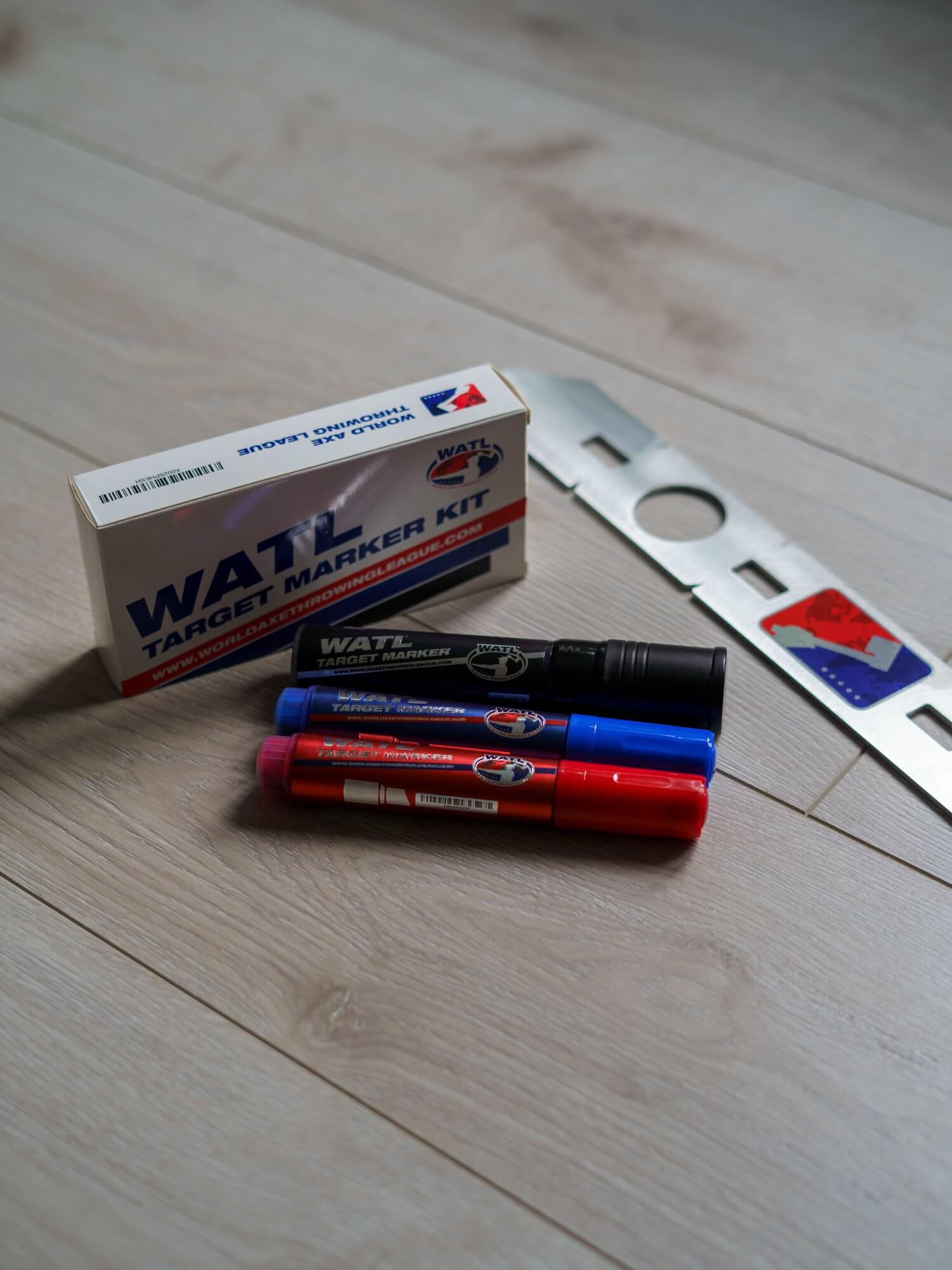 WATL Store | Axe Throwing Target Kit (Markers + Stencil)