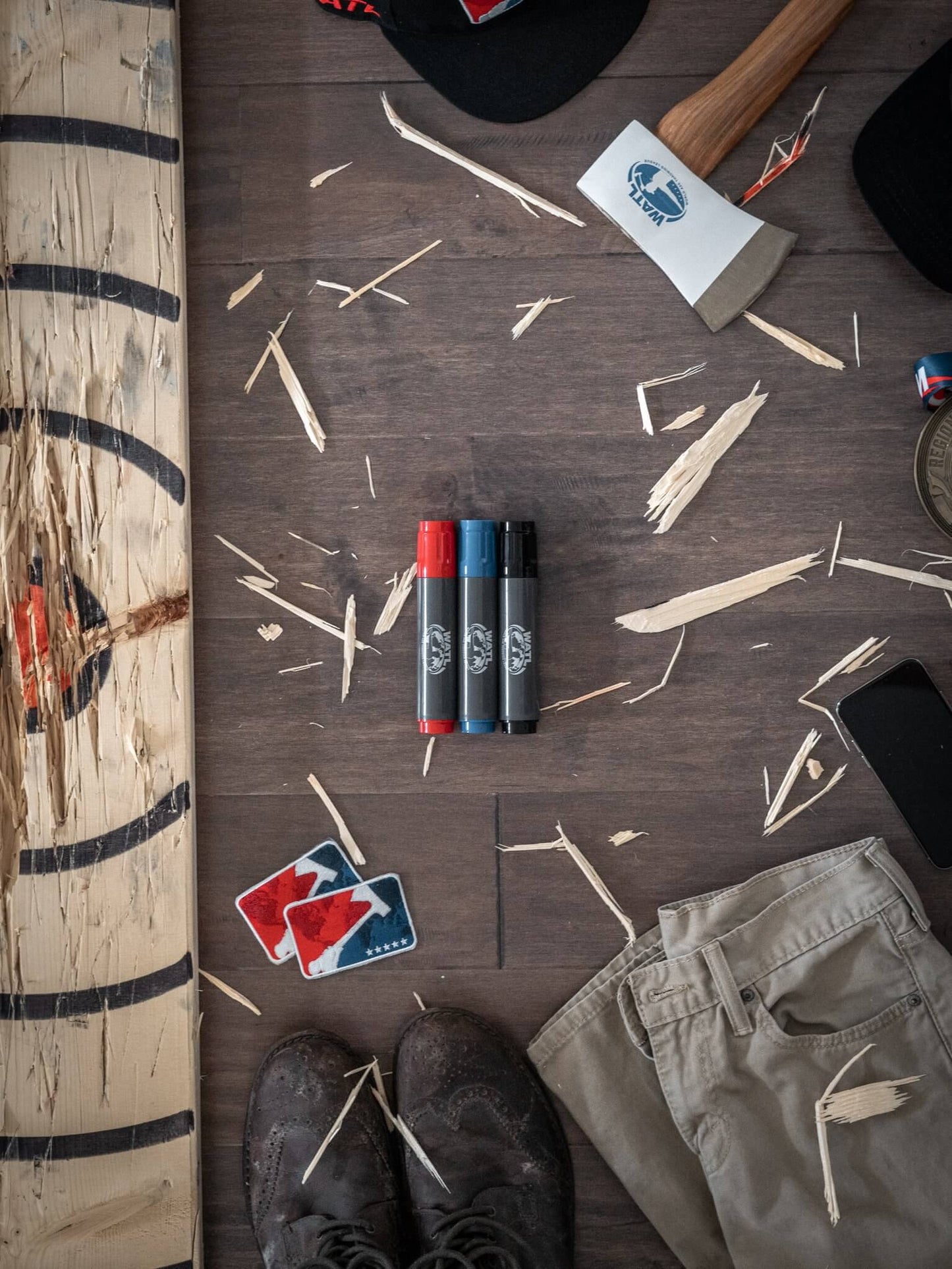 Axe Throwing Starter Kit Markers