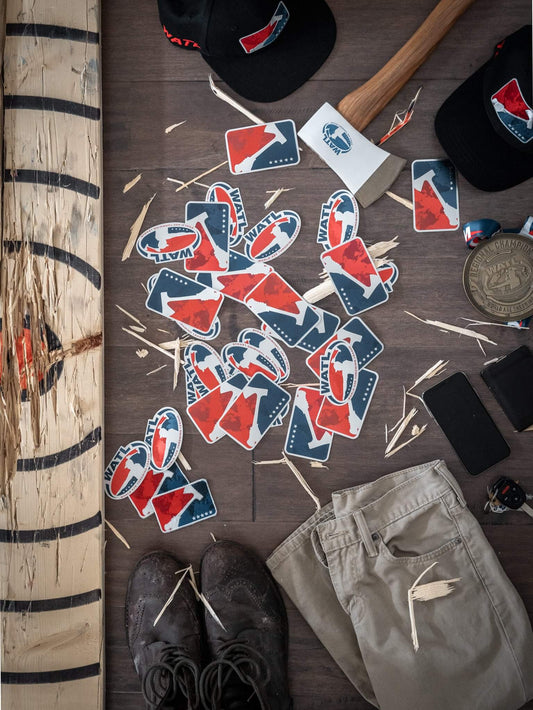 World Axe Throwing League Stickers