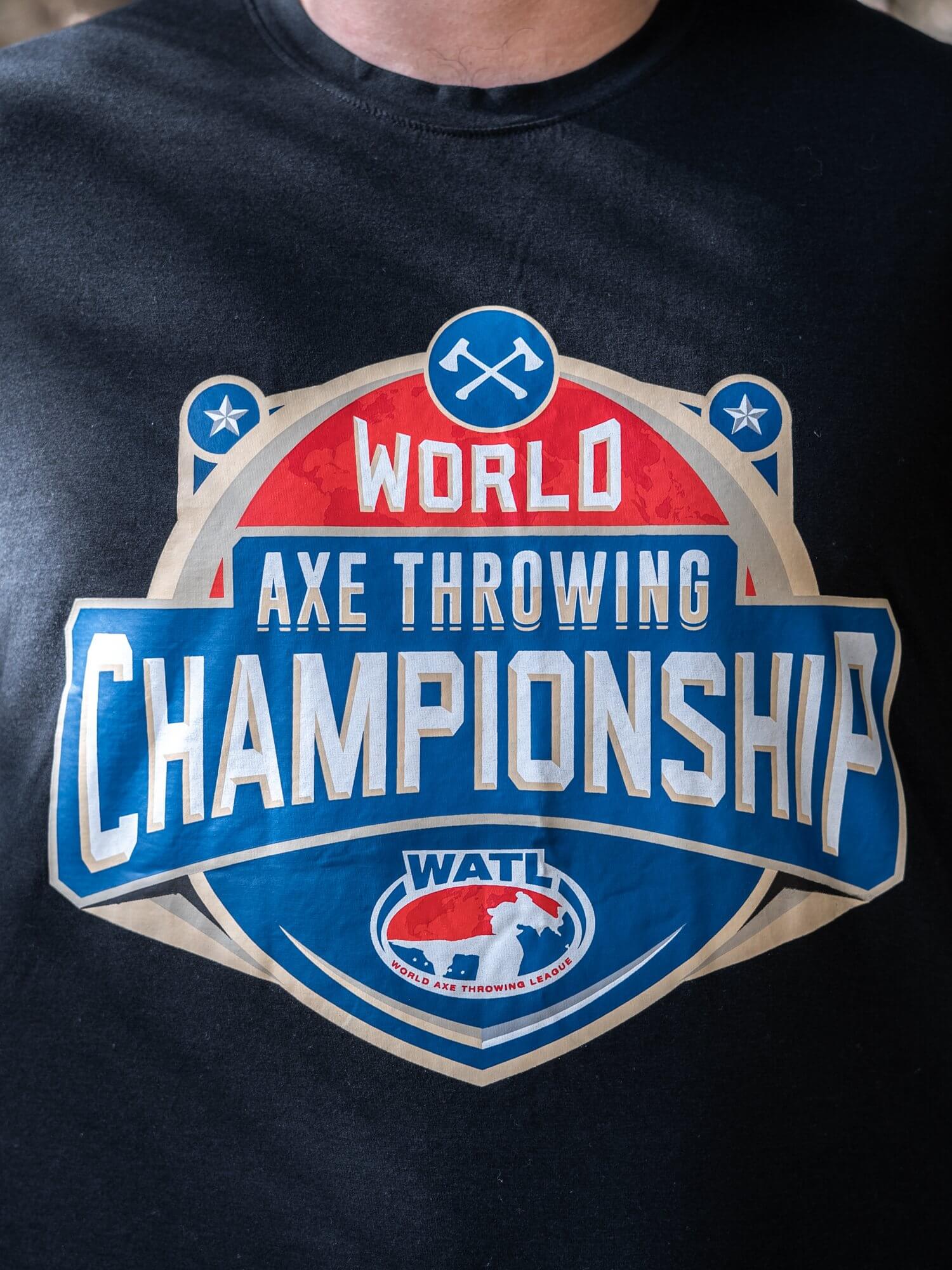 World Axe Throwing Championship T-Shirt Logo