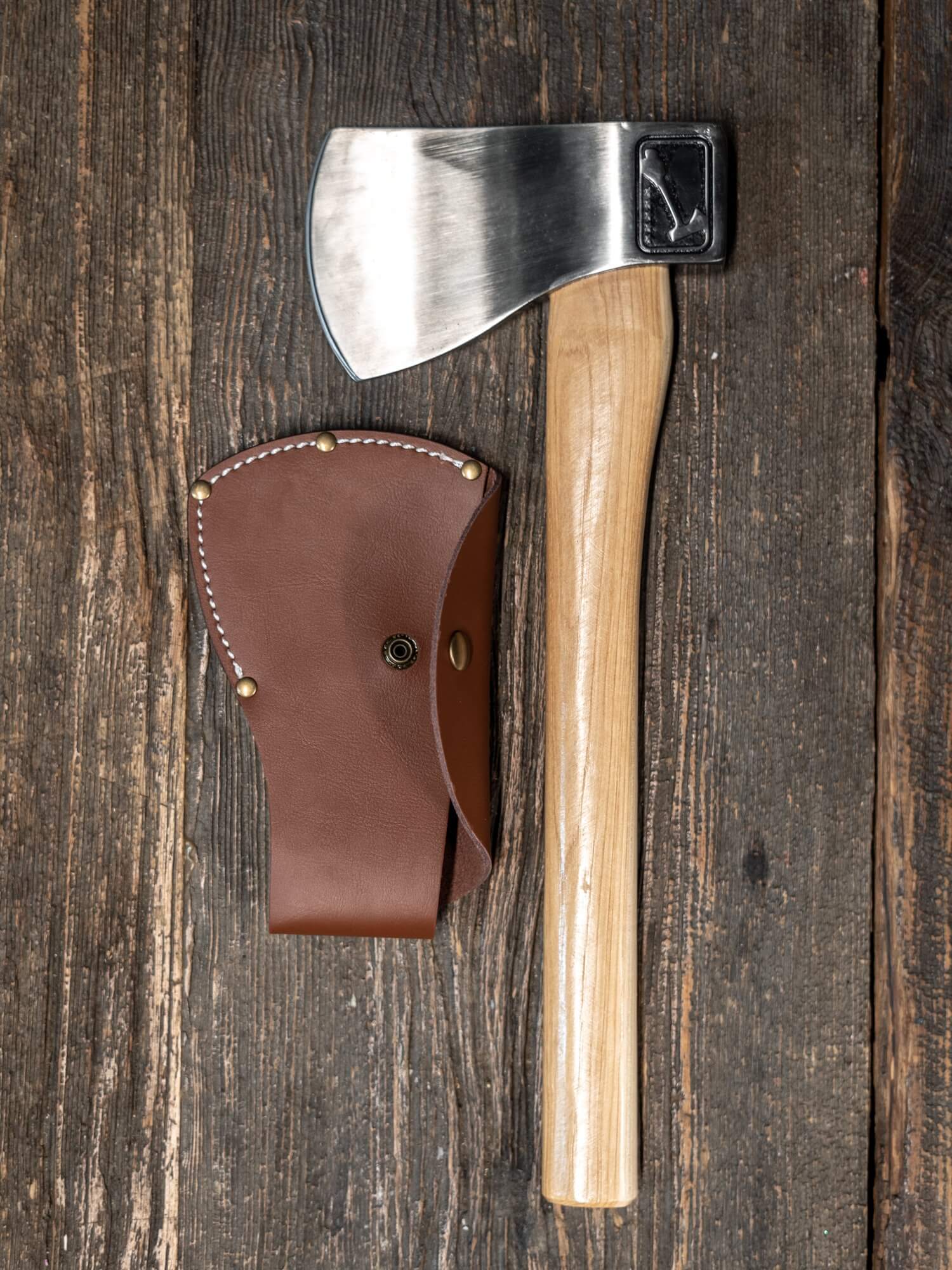 World Axe Throwing League Premium Leather Sheaths With Axe